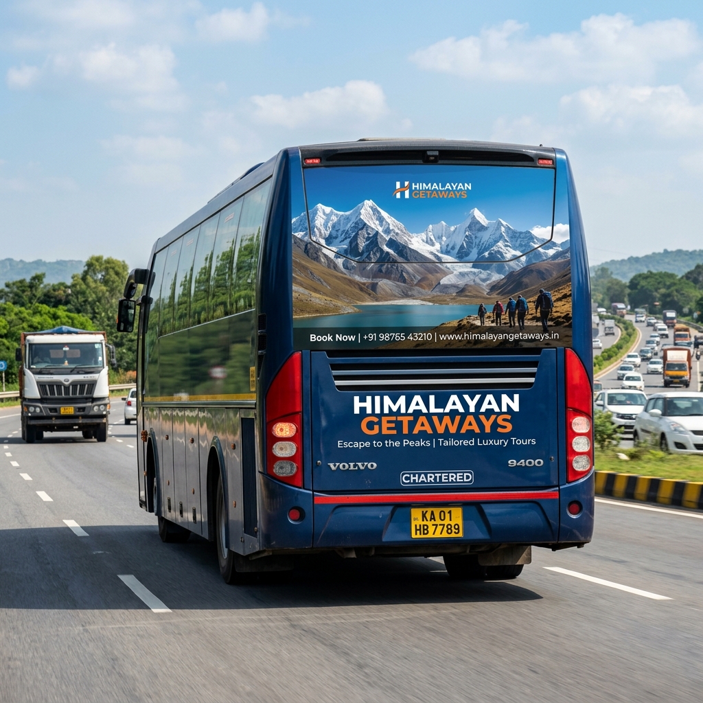Bus Branding (Chartered) example 2 by AKS Publicity