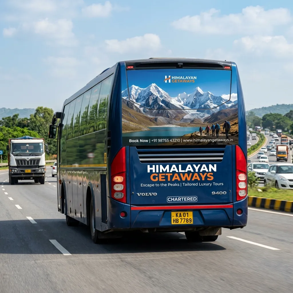 Bus Branding (Chartered) example 2 by AKS Publicity