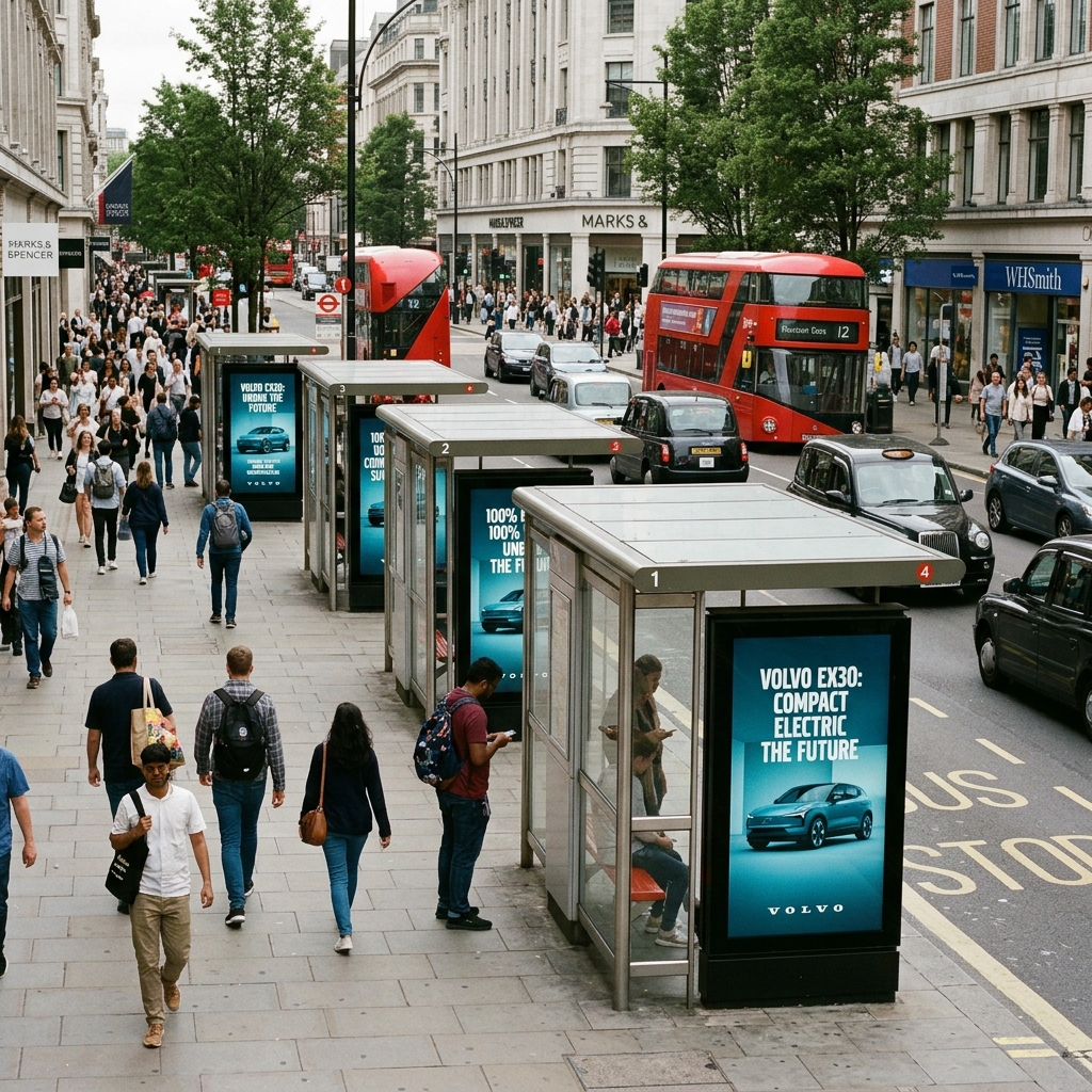 Bus Shelter Ads example 4 by AKS Publicity