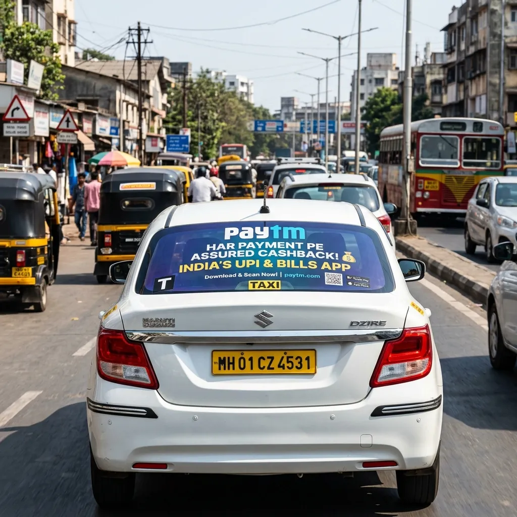 Cab Branding example 2 by AKS Publicity