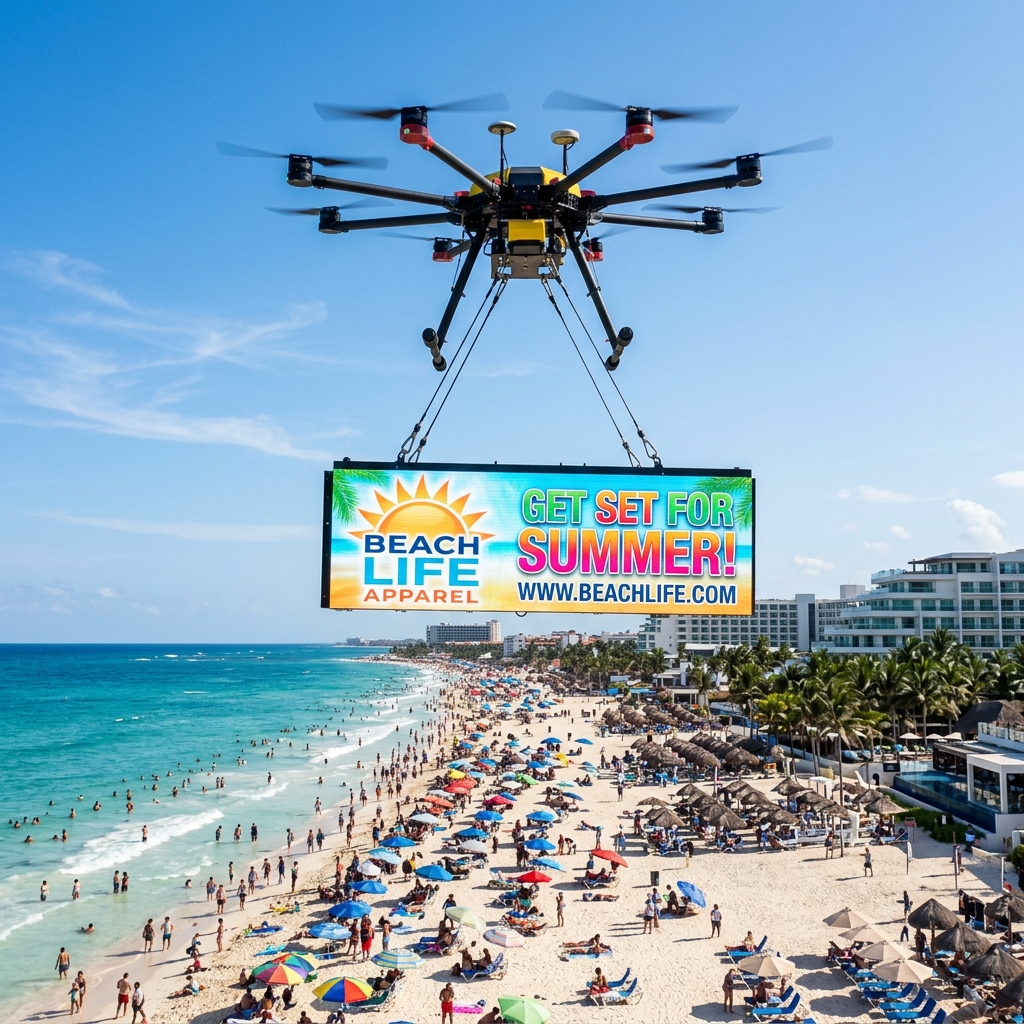 Drone Advertising example 3 by AKS Publicity