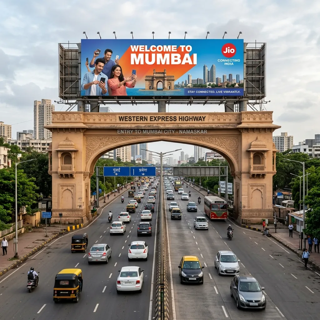 Entry & Exit Point Hoarding by AKS Publicity
