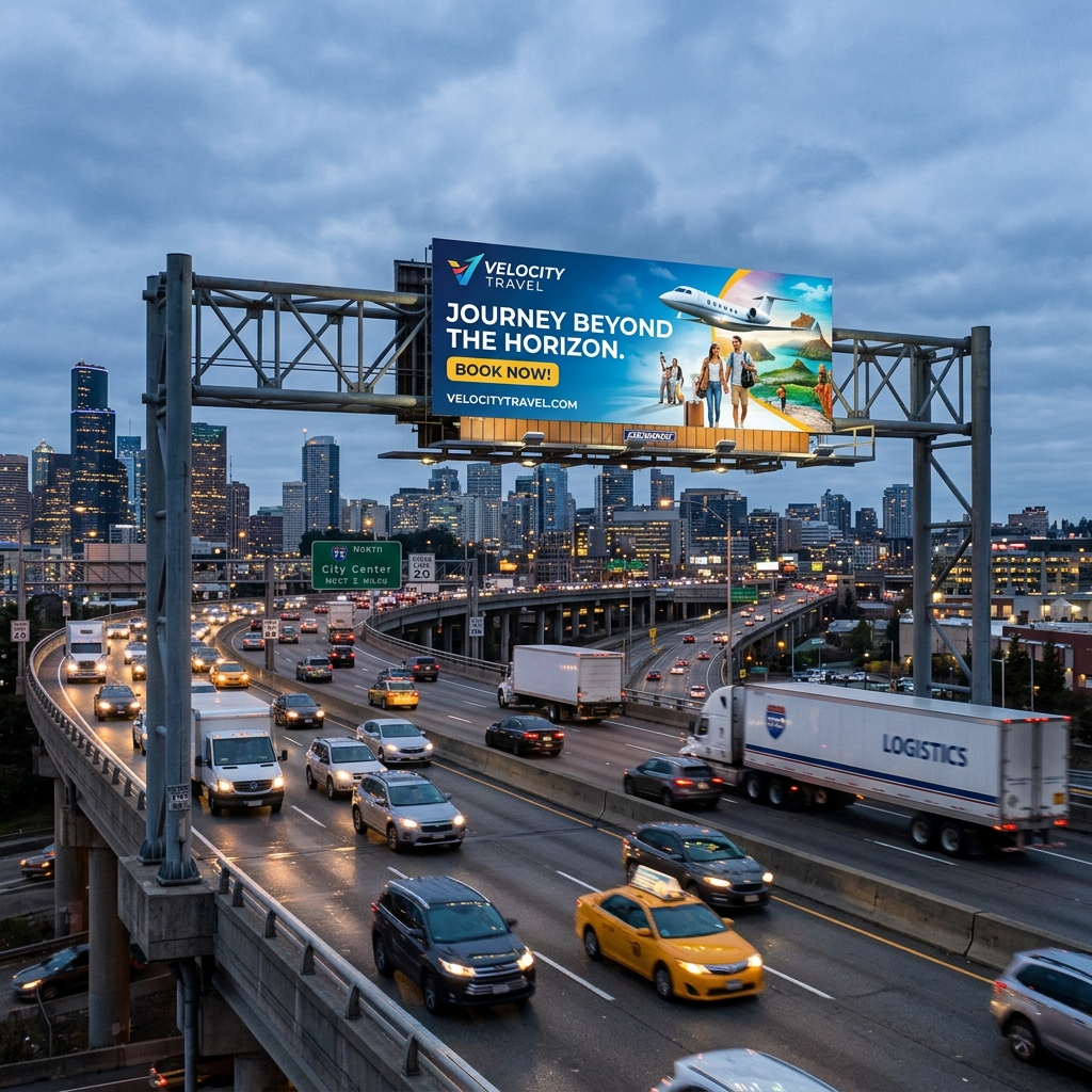 Entry & Exit Point Hoarding example 3 by AKS Publicity