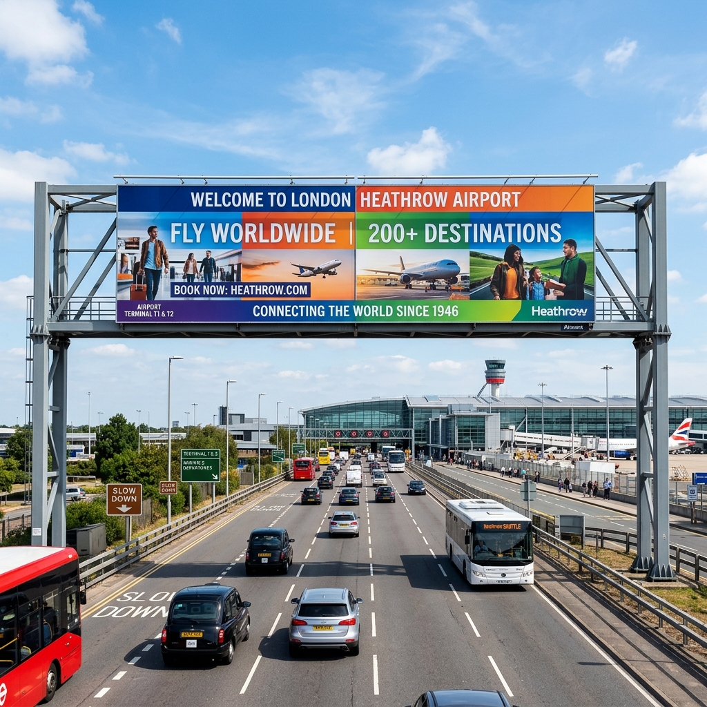 Entry / Exit Hoardings example 3 by AKS Publicity
