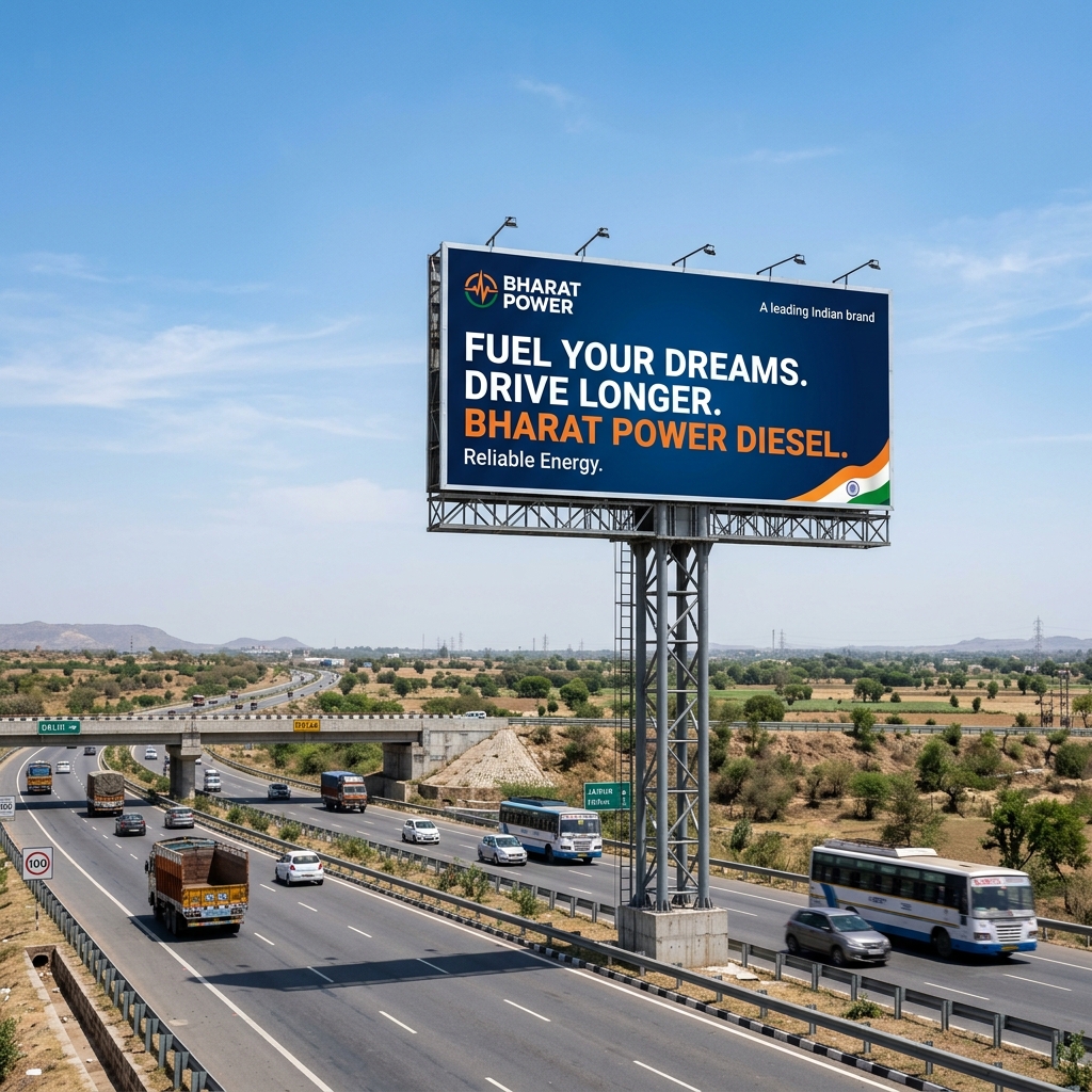 Highway Hoarding example 2 by AKS Publicity