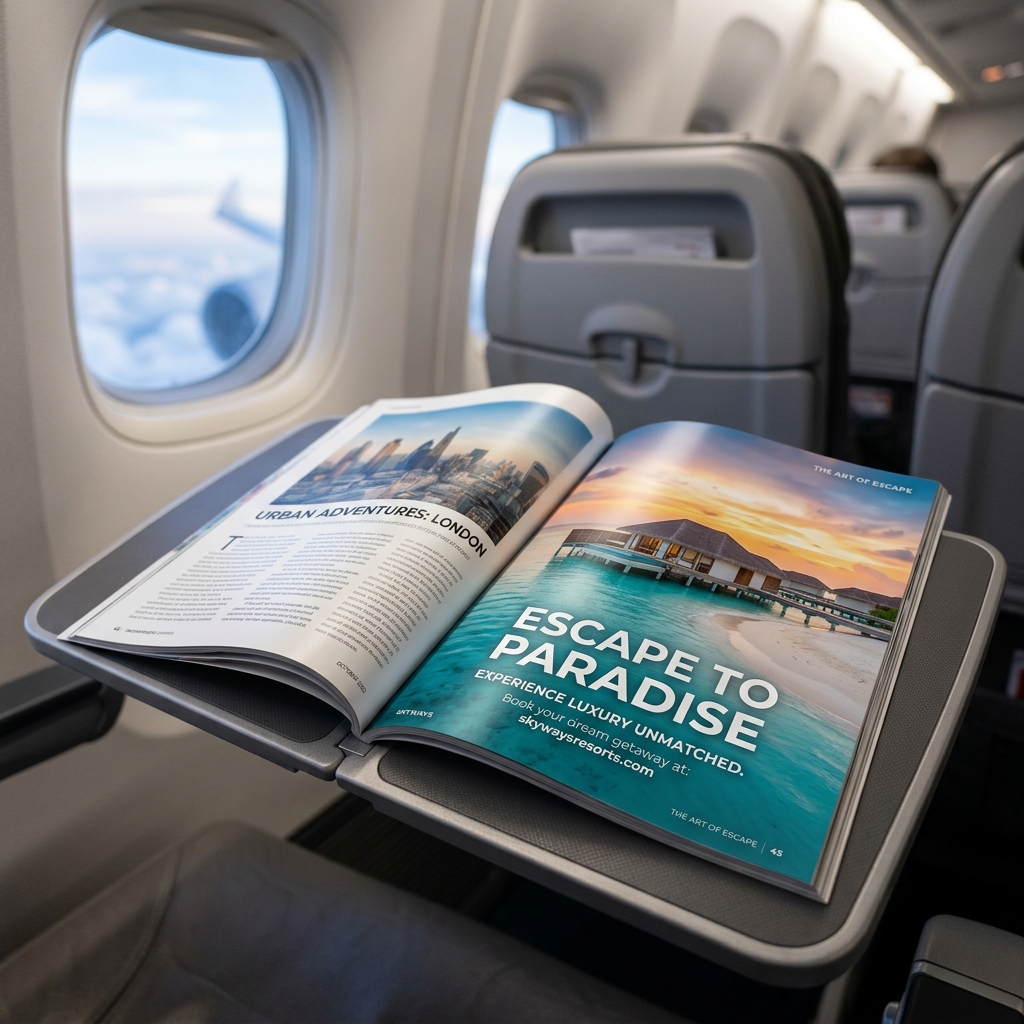In-Flight Magazine Ads by AKS Publicity