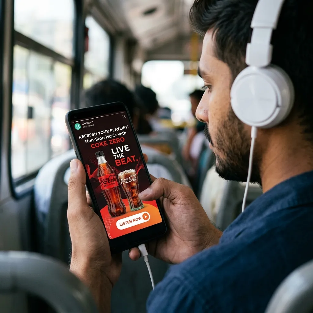 JioSaavn Ads example 2 by AKS Publicity