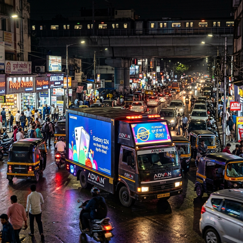 LED Van Advertising by AKS Publicity