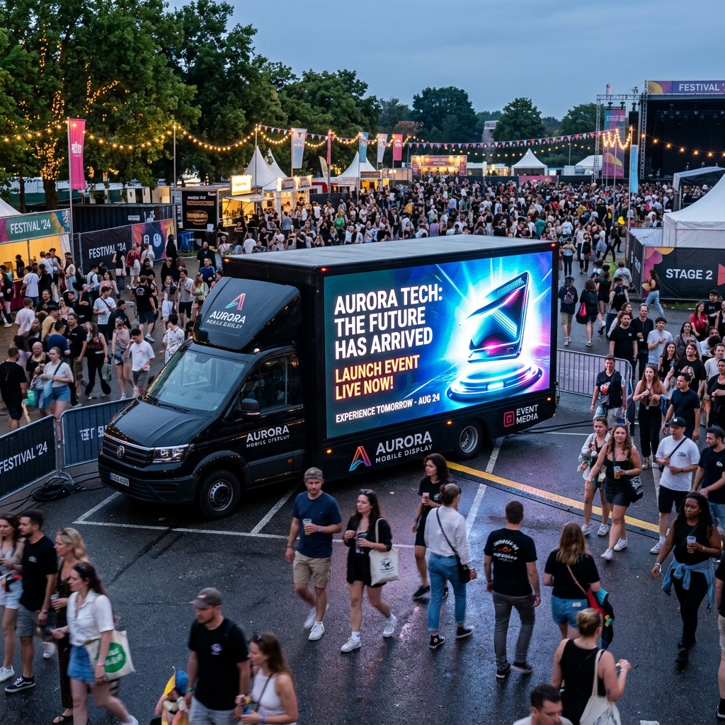 LED Van Advertising example 3 by AKS Publicity