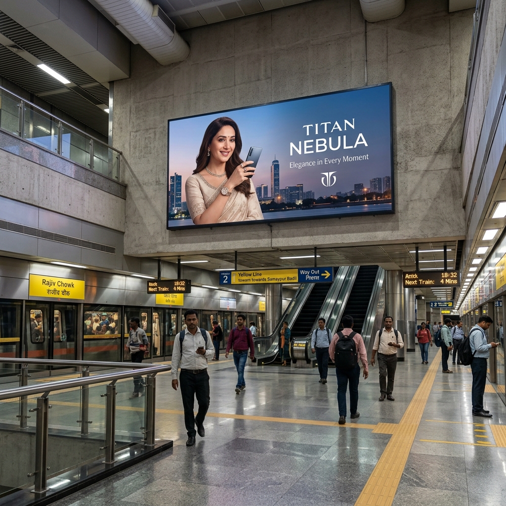 Metro Station Branding by AKS Publicity