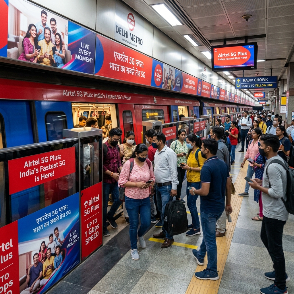 Metro Station Branding example 2 by AKS Publicity