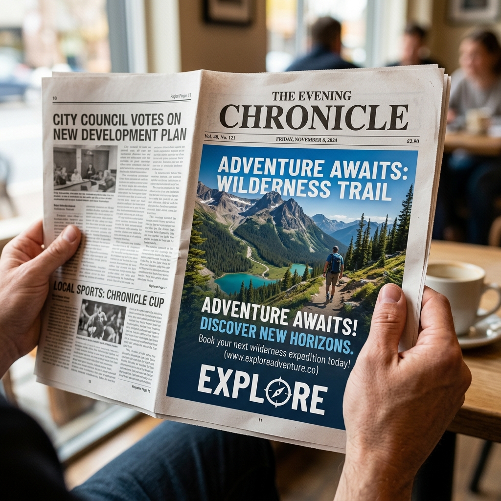 Newspaper Ads example 2 by AKS Publicity
