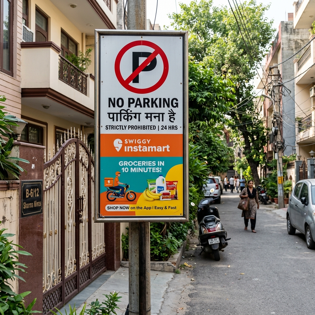 No-Parking Boards by AKS Publicity
