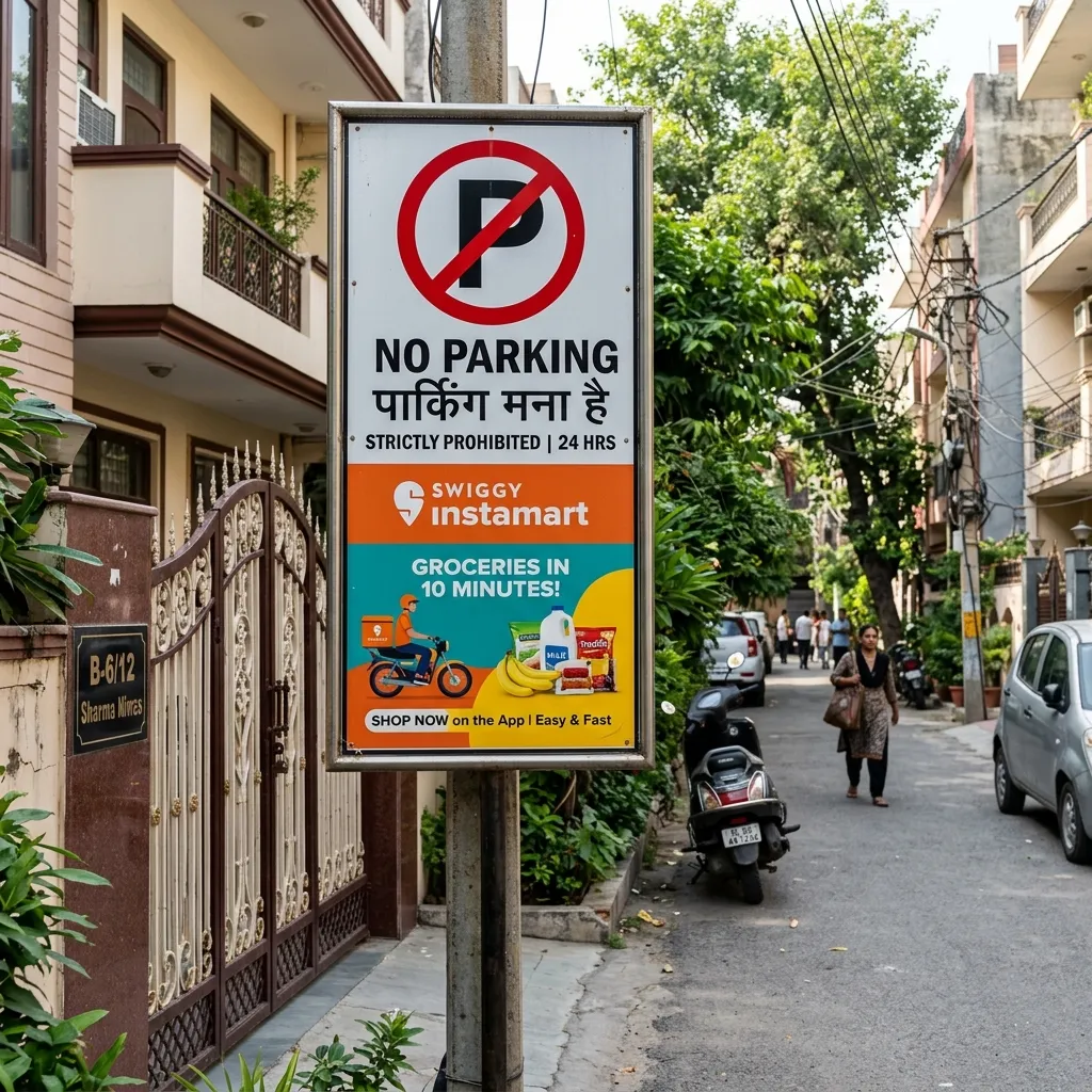 No-Parking Boards by AKS Publicity