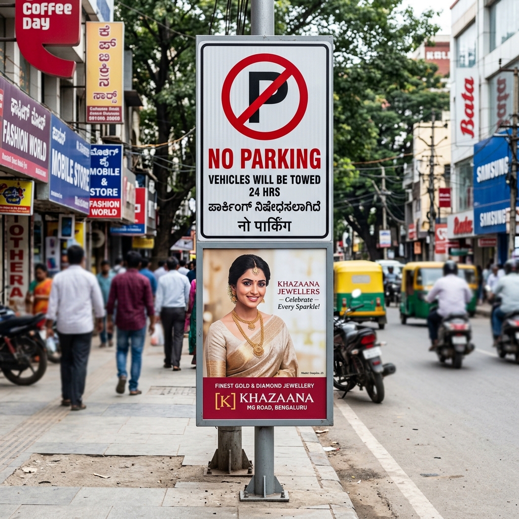 No-Parking Boards example 4 by AKS Publicity