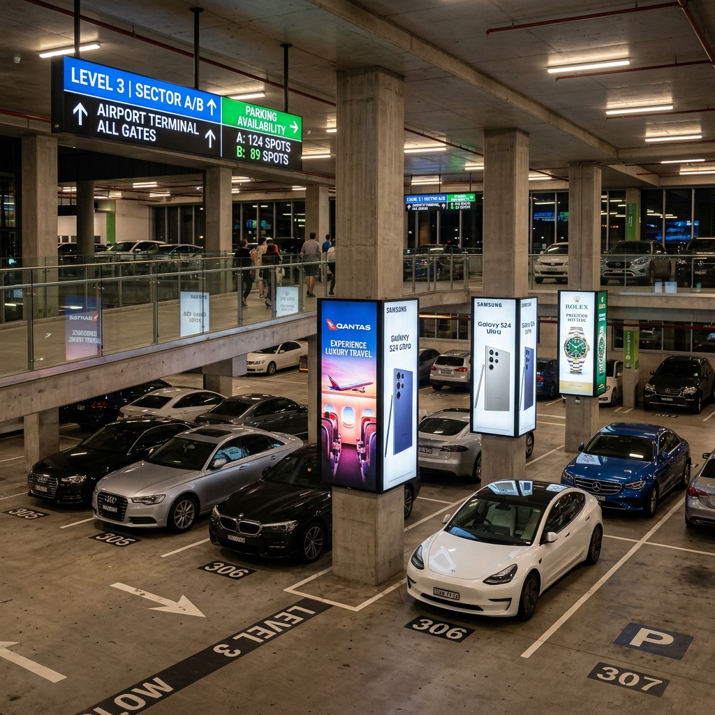 Parking Area Branding by AKS Publicity