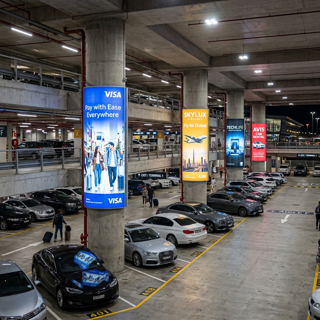 Parking Area Branding example 2 by AKS Publicity