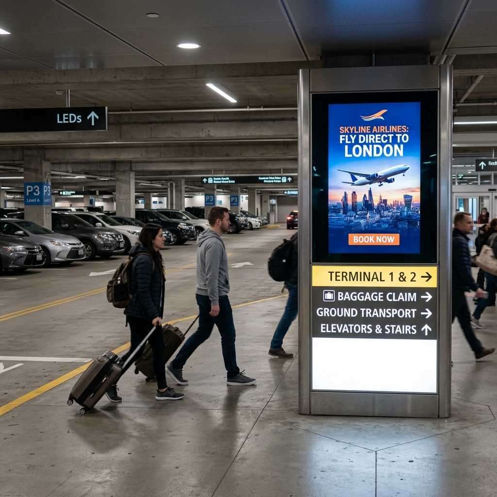 Parking Area Branding example 3 by AKS Publicity