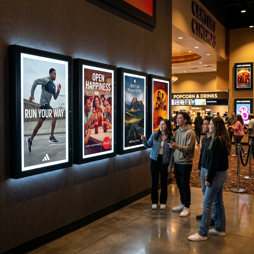 Poster Frames & Wall Branding example 4 by AKS Publicity