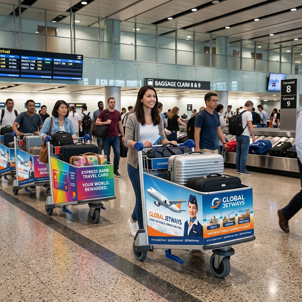 Trolley & Conveyor Branding by AKS Publicity