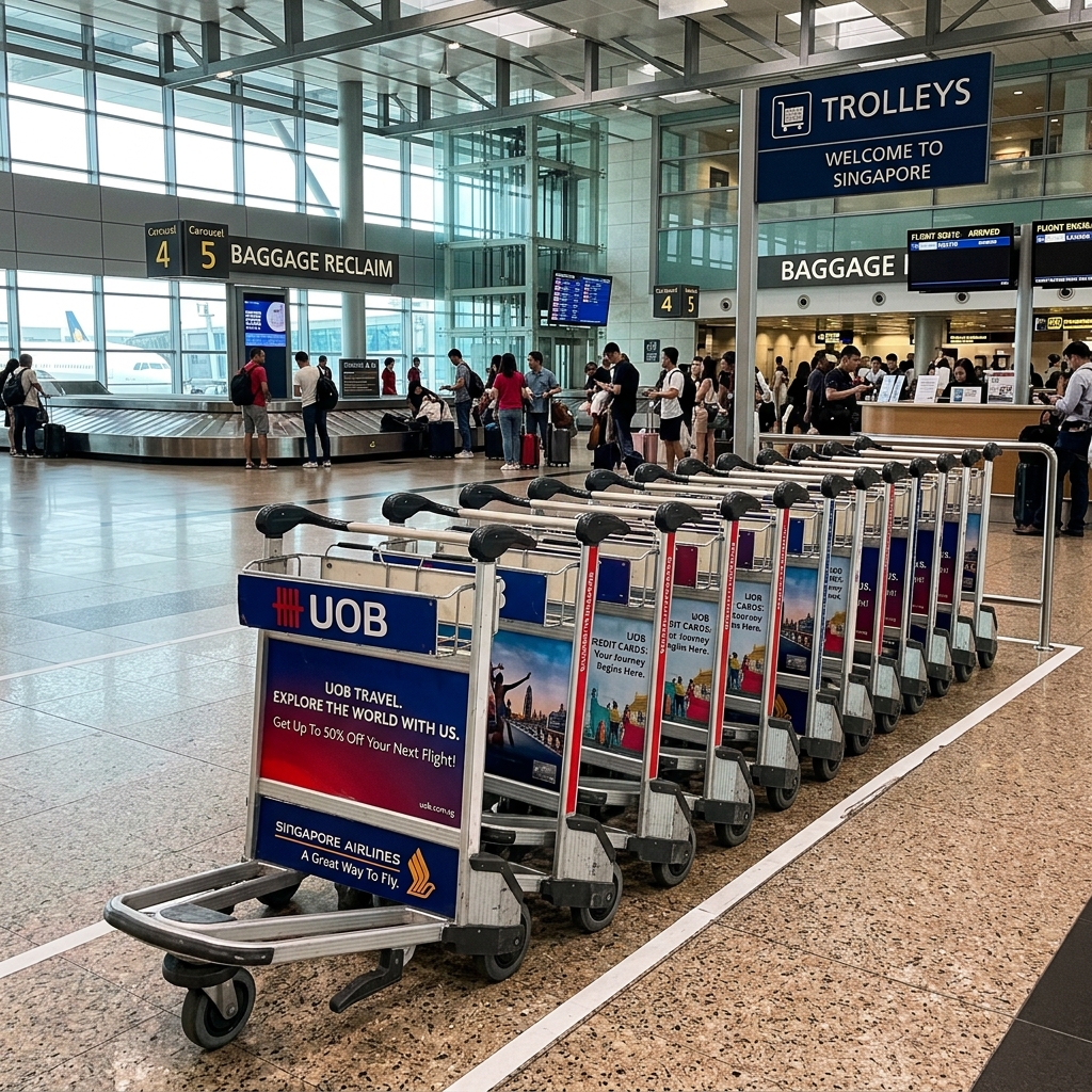 Trolley & Conveyor Branding example 2 by AKS Publicity